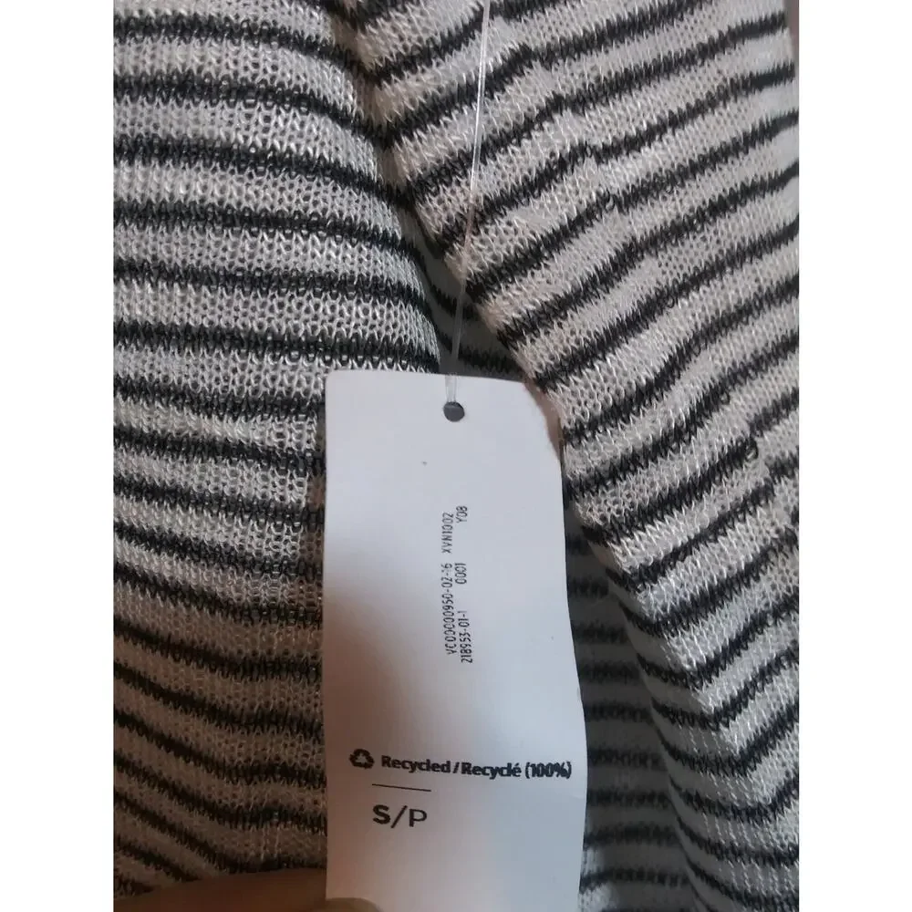 Old Navy Oversized Striped Scoop Neck Lightweight Knit Top Size S